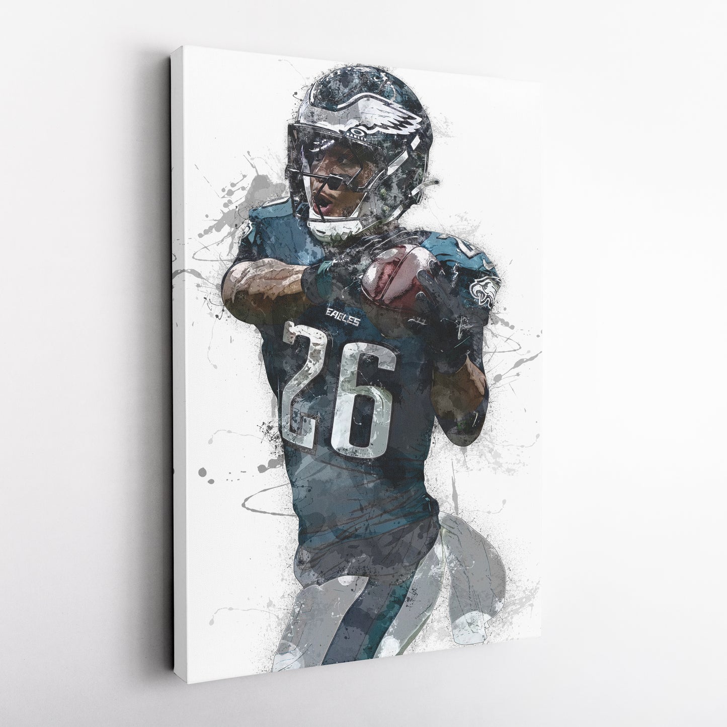 Saquon Barkley Canvas Art - Philadelphia Eagles Wall Decor