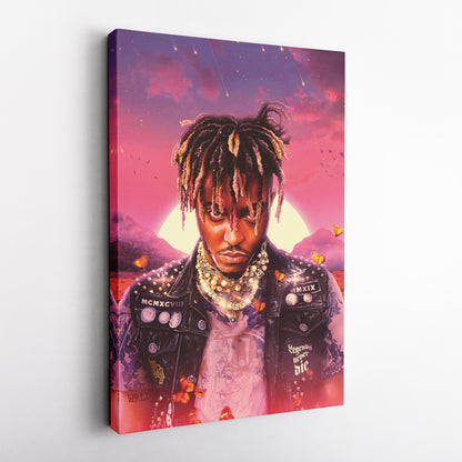 Juice WRLD Canvas – Rap Icon Wall Art for Home Decor