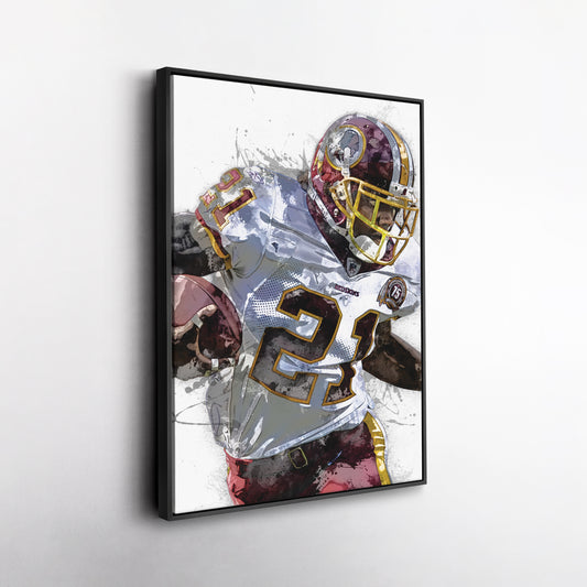 Sean Taylor Canvas Art – Washington Commanders Wall Decor
