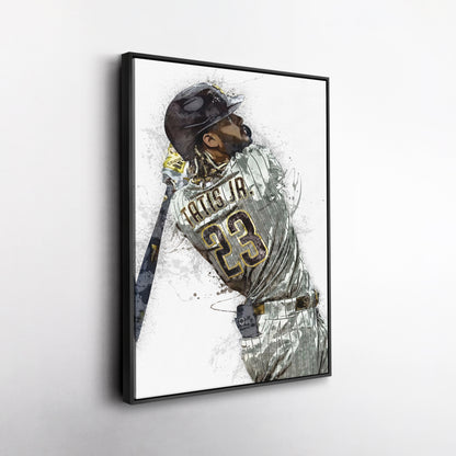 Fernando Tatis Jr. Canvas Art – San Diego Padres Wall Decor