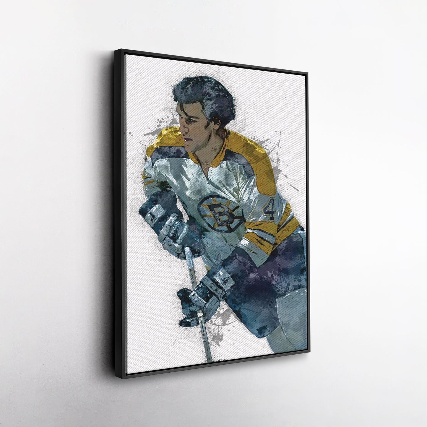 Bobby Orr Canvas Art – Boston Bruins Wall Decor