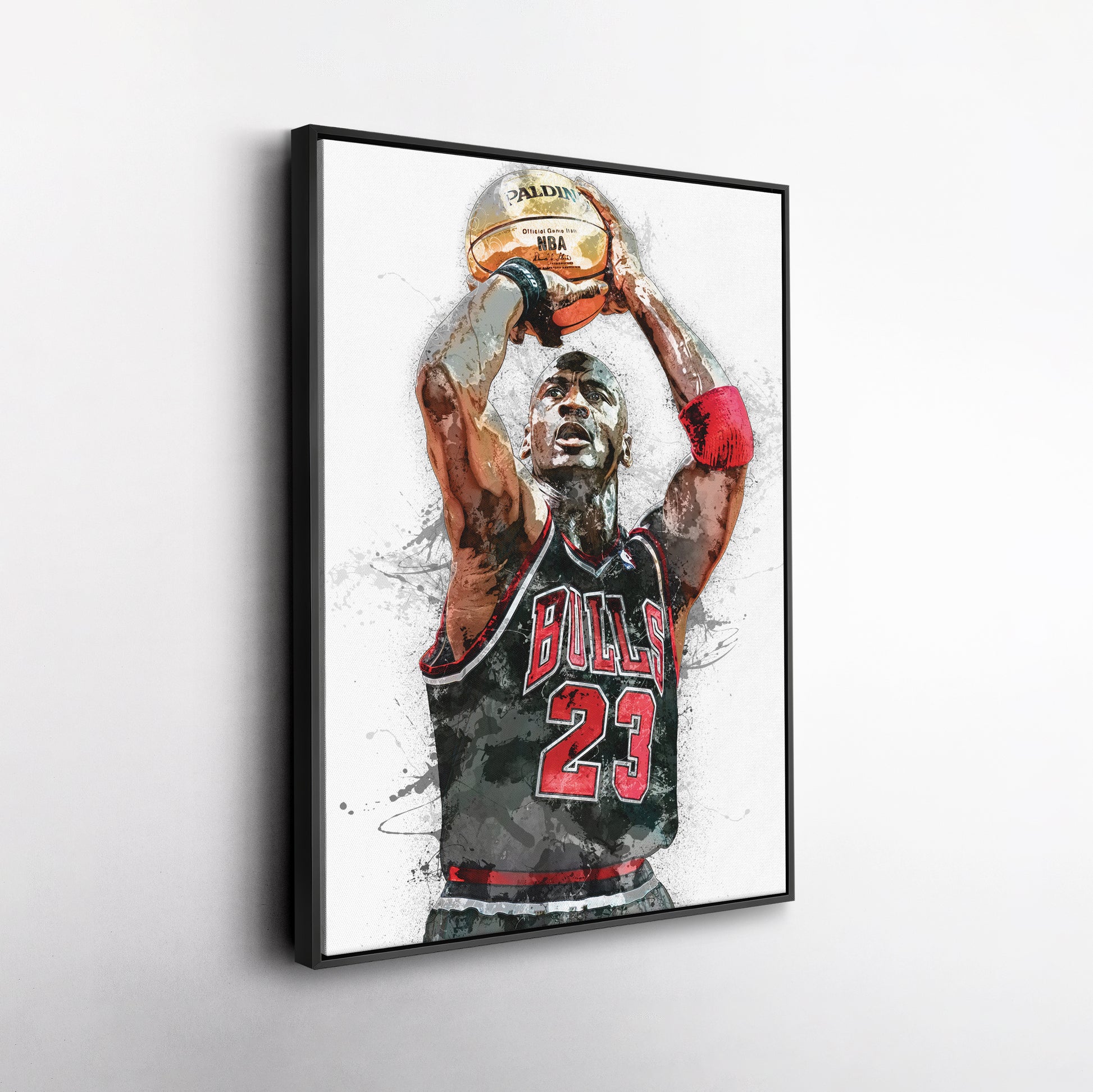 Michael Jordan Canvas Art – Chicago Bulls Legend Wall Decor