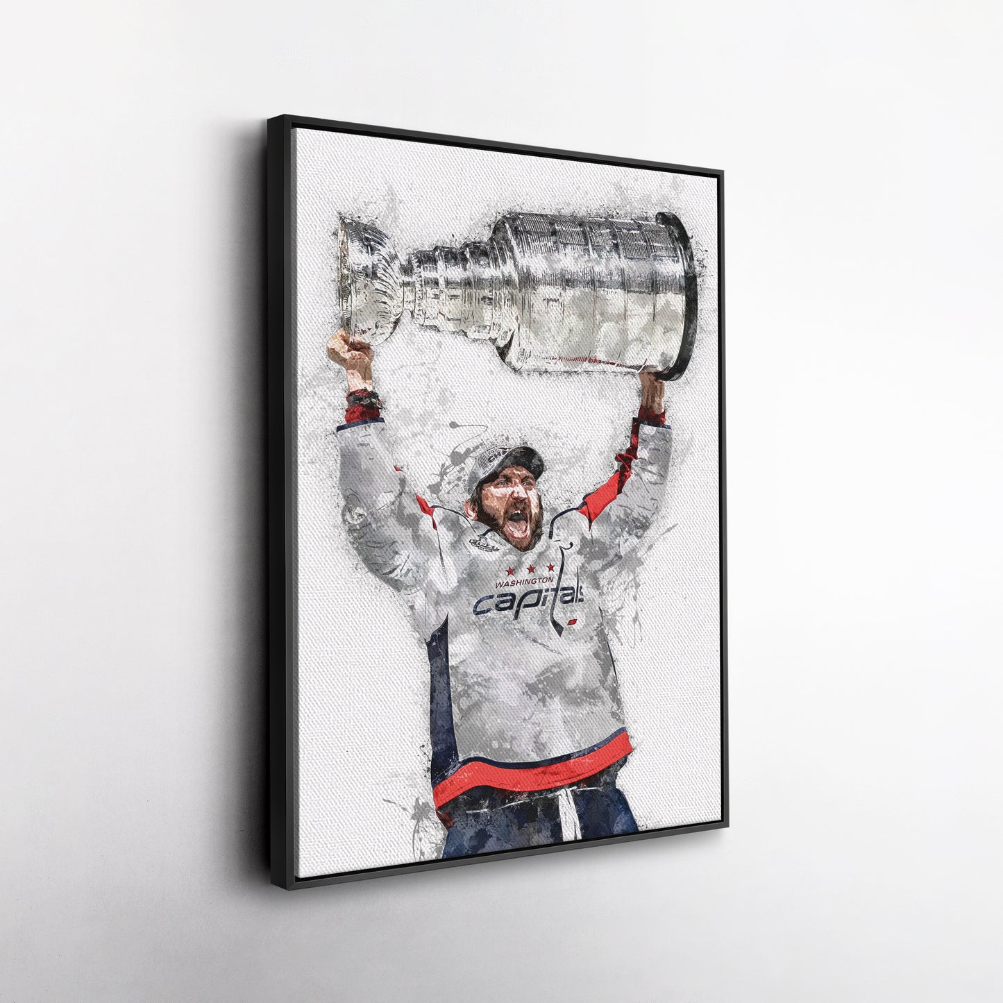 Alexander Ovechkin Canvas Art - Washington Capitals Wall Decor