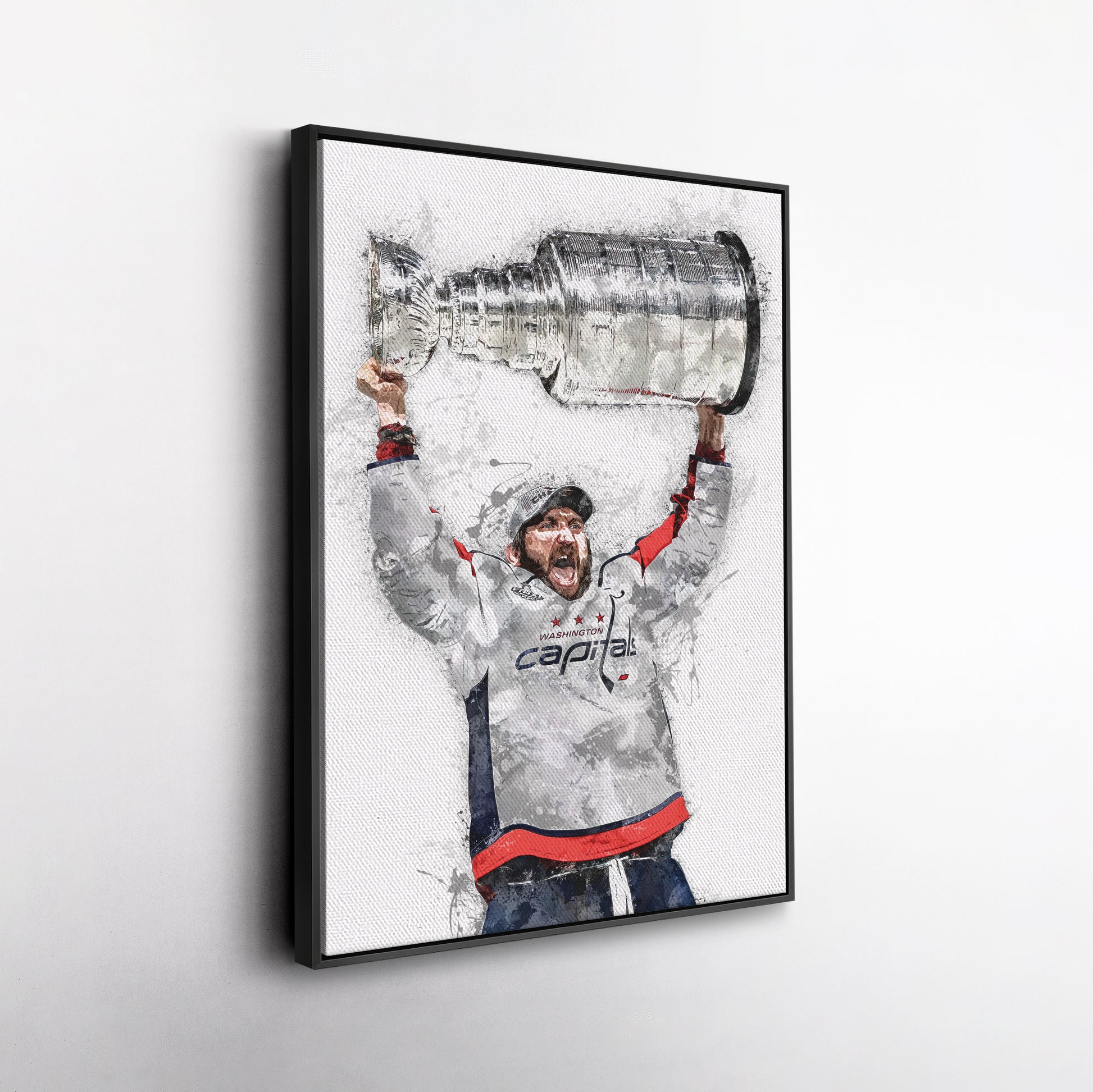 Alexander Ovechkin Canvas Art - Washington Capitals Wall Decor
