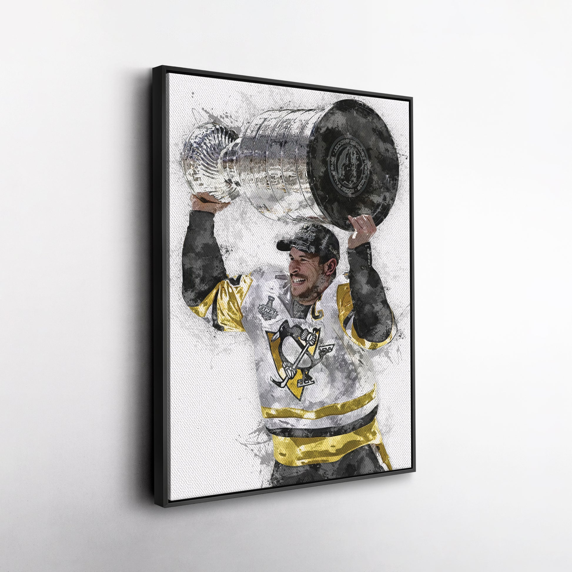 Sidney Crosby Canvas Art – Pittsburgh Penguins Wall Decor