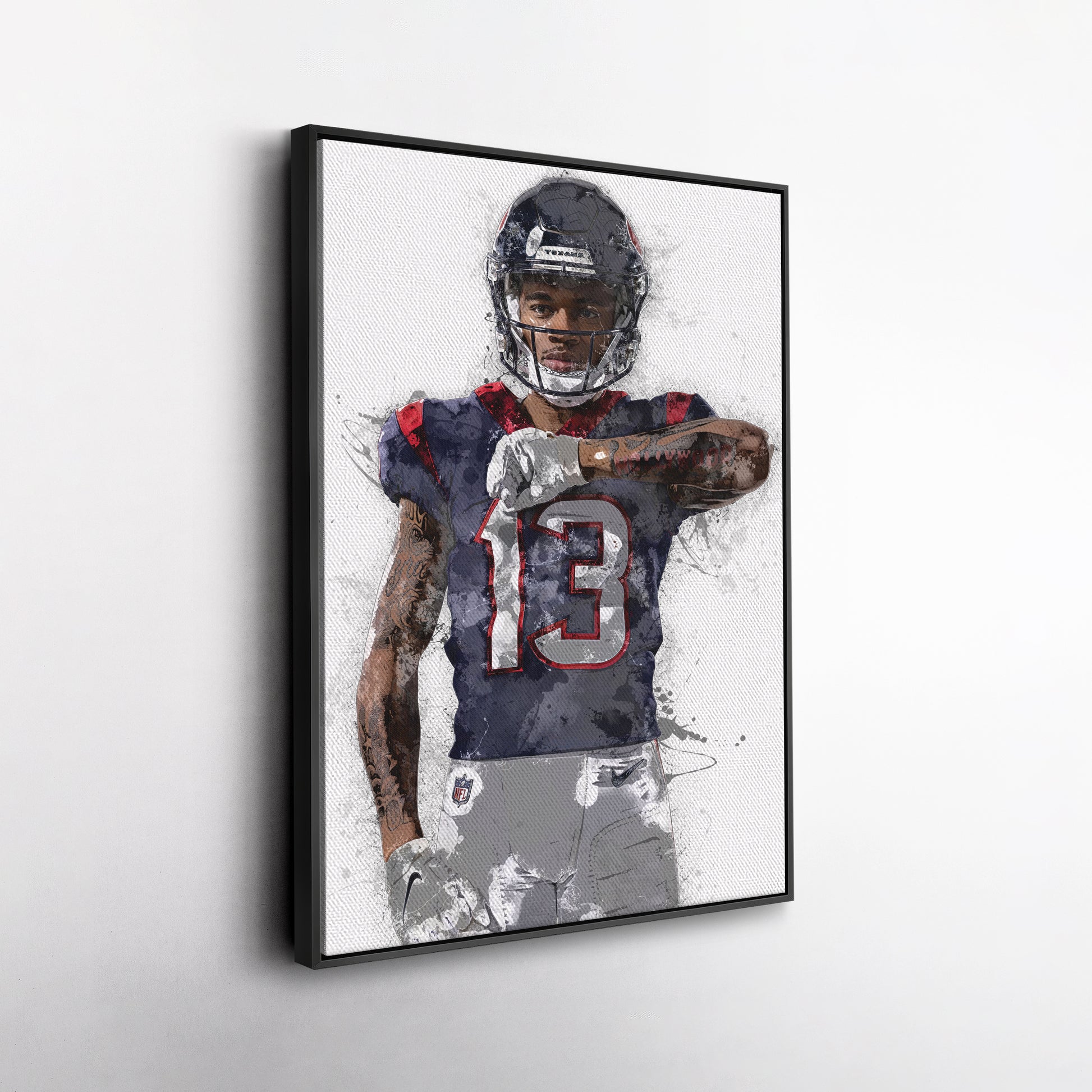 Tank Dell Canvas Art – Houston Texans Wall Decor