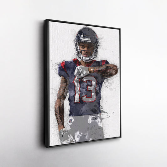 Tank Dell Canvas Art – Houston Texans Wall Decor