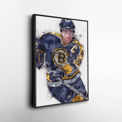 Ray Bourque Canvas Art – Boston Bruins Wall Decor