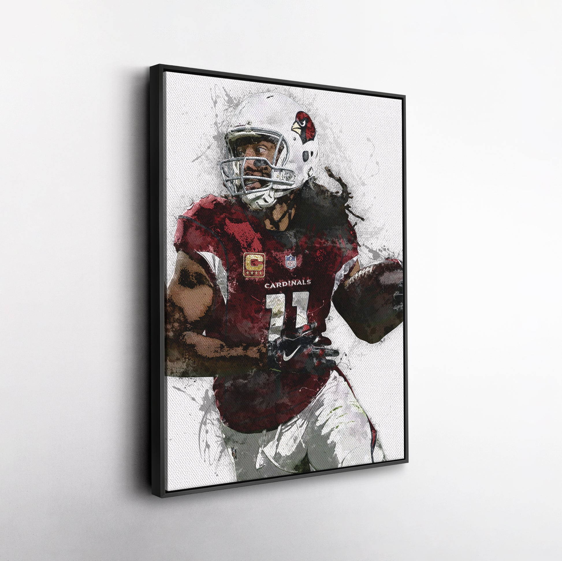 Larry Fitzgerald Canvas Art – Arizona Cardinals Wall Decor