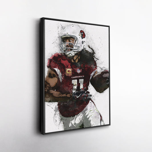 Larry Fitzgerald Canvas Art – Arizona Cardinals Wall Decor