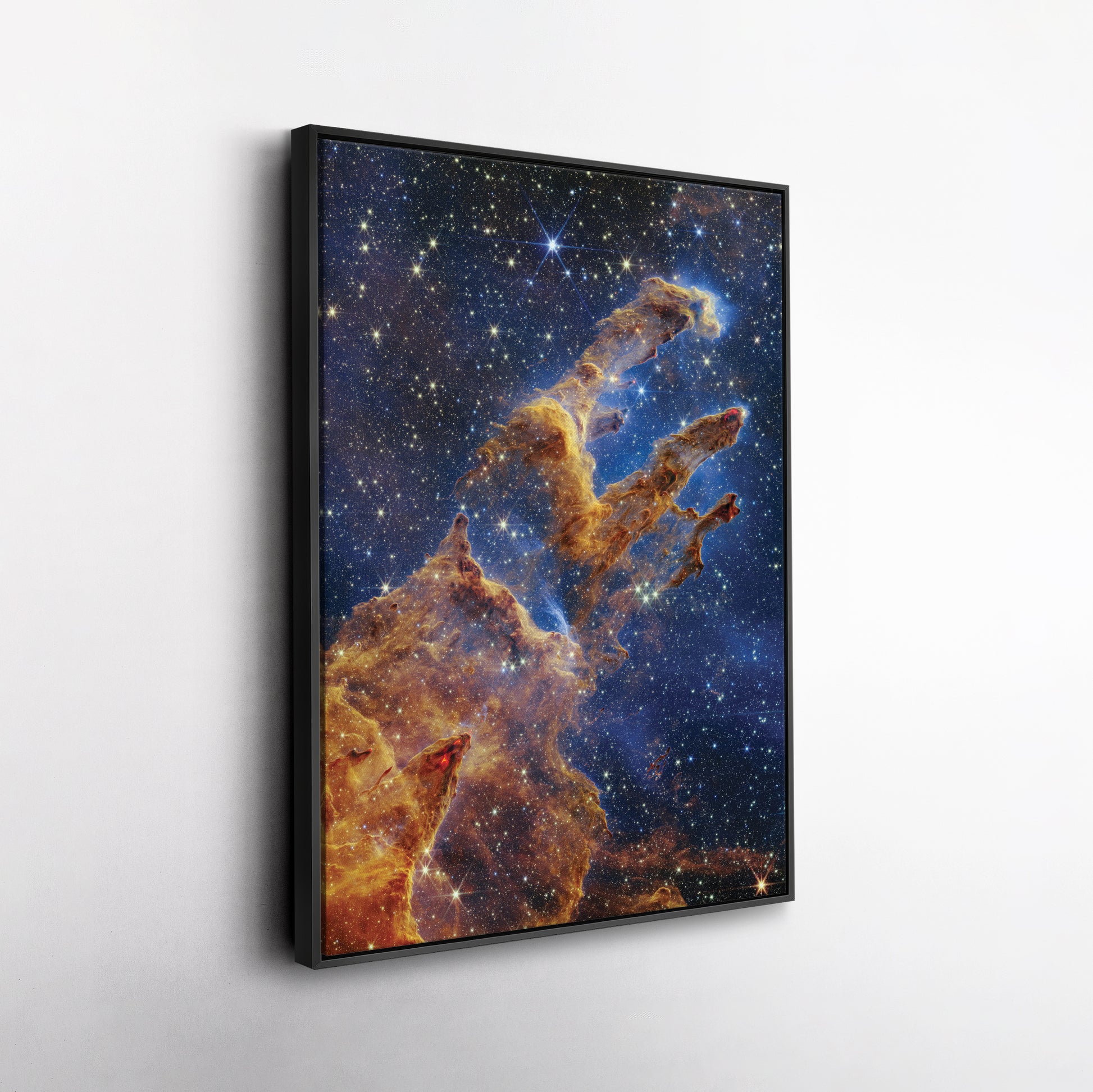 Pillars of Creation NASA Canvas Art - James Webb Space Telescope Decor