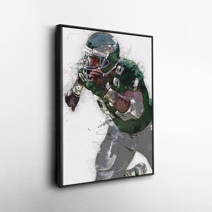 Reggie White Canvas Art – Philadelphia Eagles Wall Decor