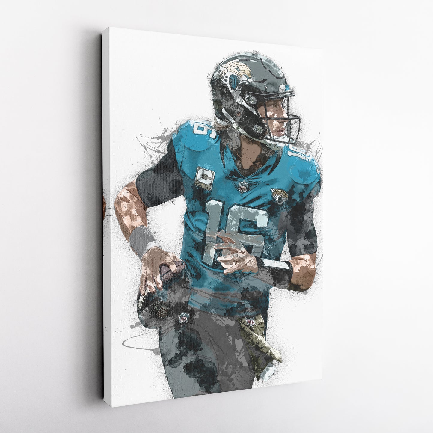 Trevor Lawrence Canvas Art – Jacksonville Jaguars Wall Decor