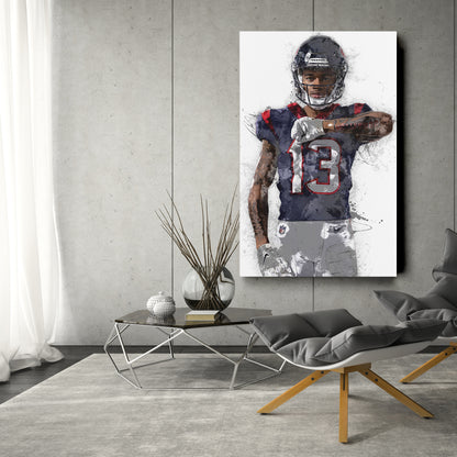 Tank Dell Canvas Art – Houston Texans Wall Decor