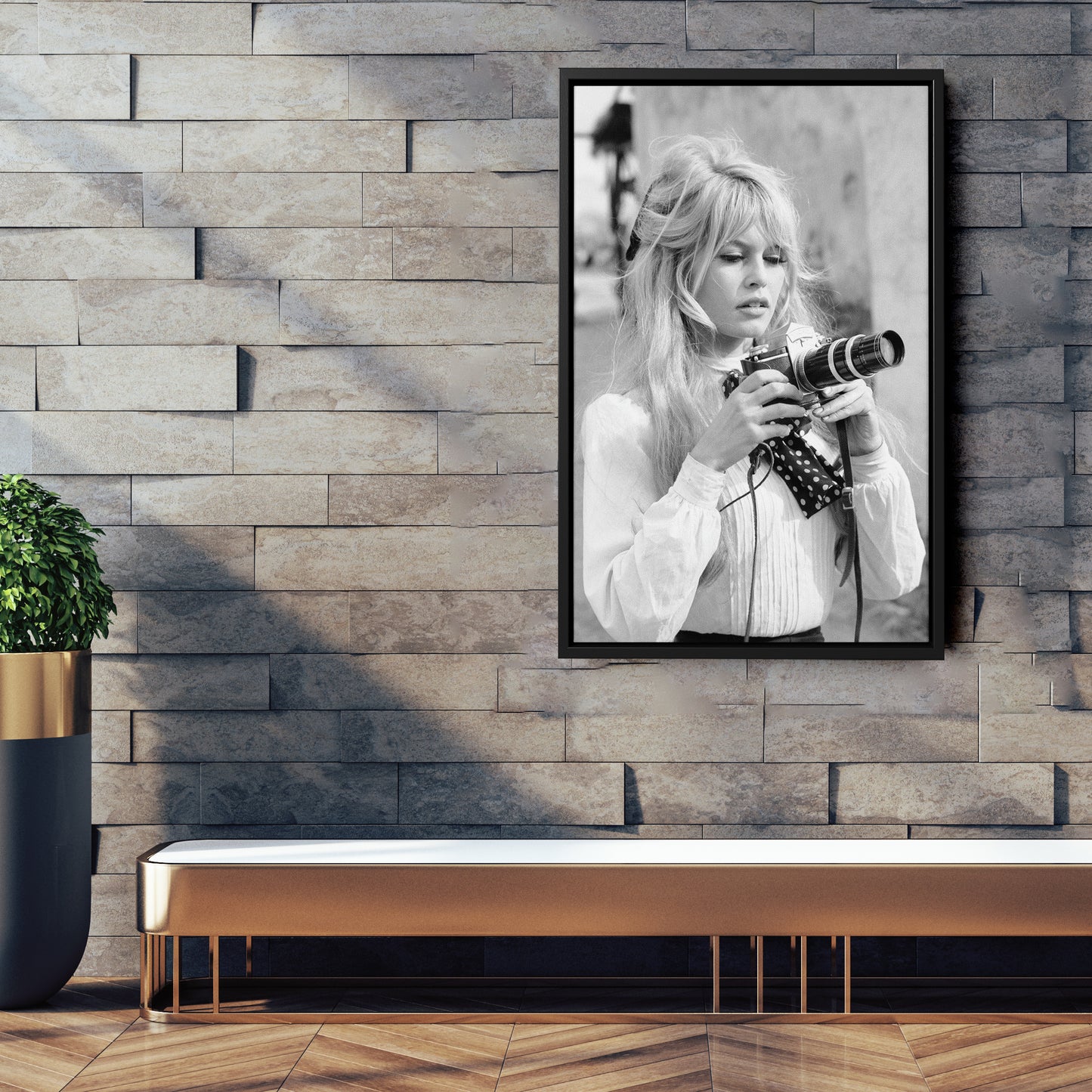 Brigitte Bardot Canvas – Viva Maria Film Scene Wall Art Decor