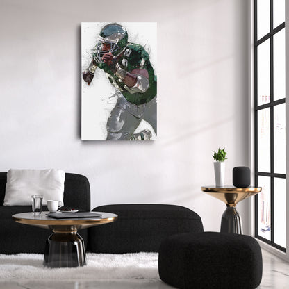 Reggie White Canvas Art – Philadelphia Eagles Wall Decor