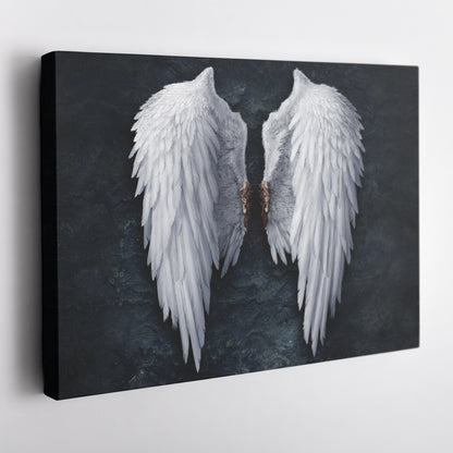 Banksy Angel Wings Canvas Wall Art Decor - Urban Street Art Poster