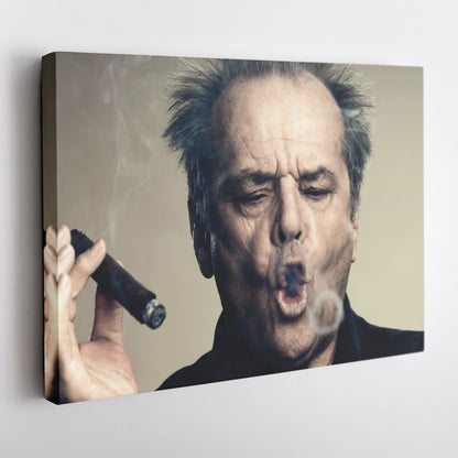 Jack Nicholson Canvas – Movie Legend Wall Art for Home Decor