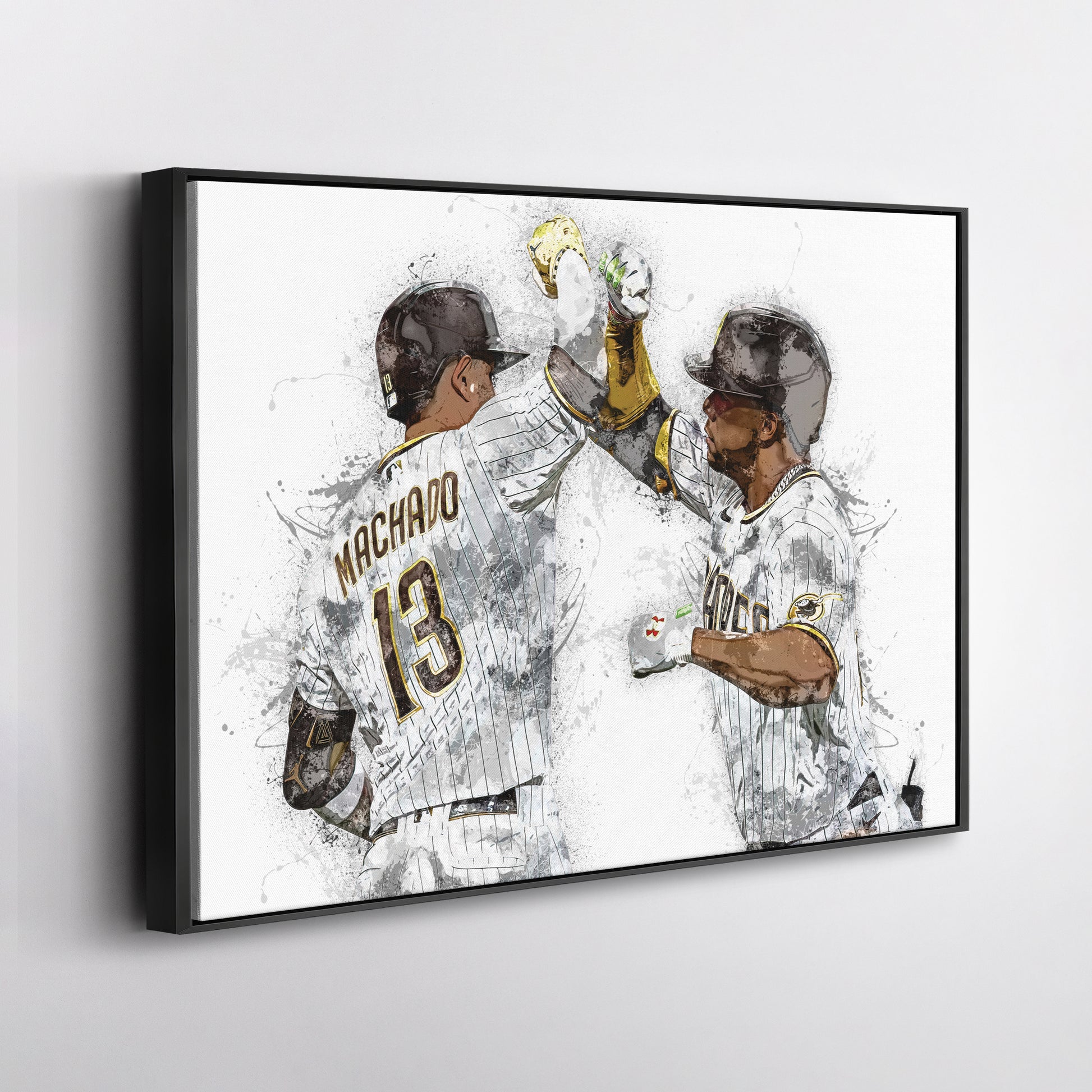 Manny Machado & Juan Soto Canvas Art – San Diego Padres Wall Decor