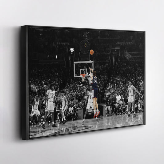 Braylon Mullins Buzzer Beater Canvas – Huskies vs Duke UConn Wall Art Decor