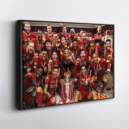 Liverpool Champions Canvas – Soccer Wall Art for Fans