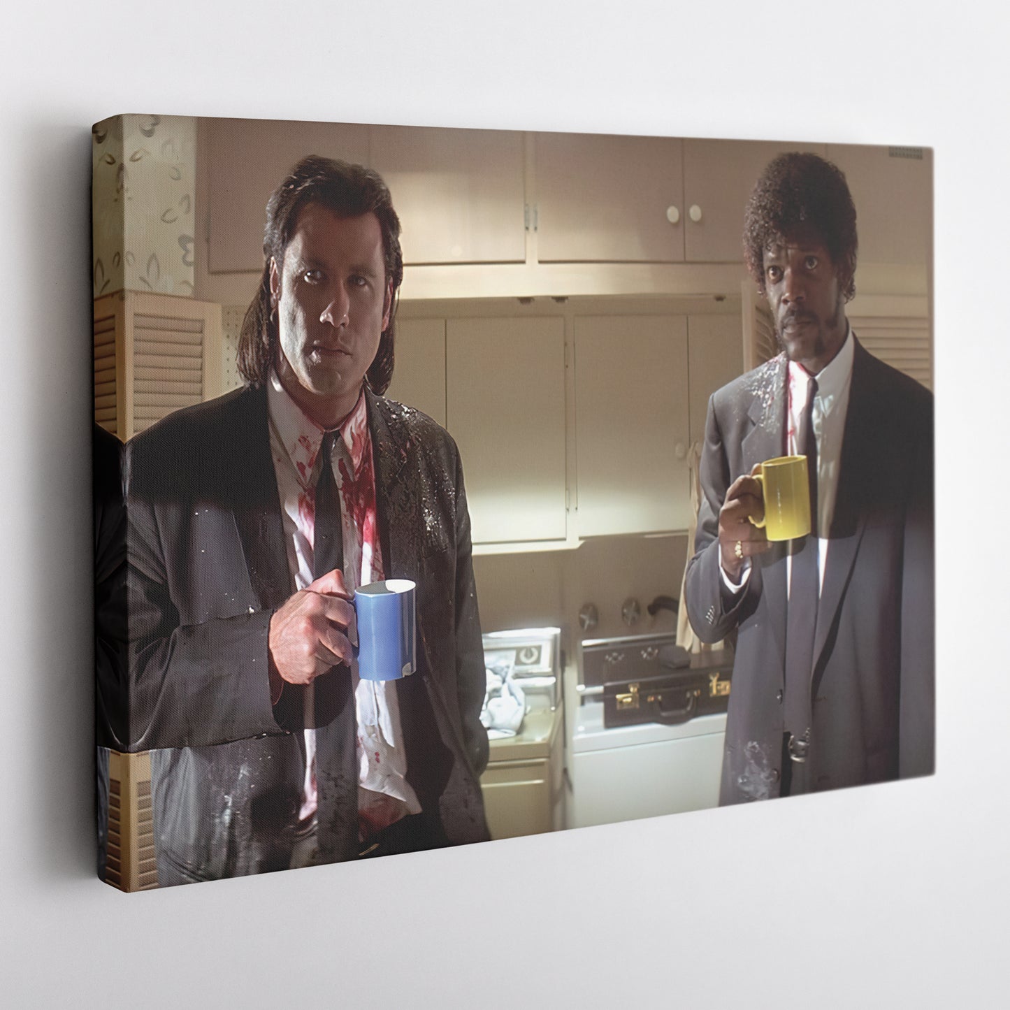 Pulp Fiction Coffee Scene Canvas – Tarantino Movie Wall Art