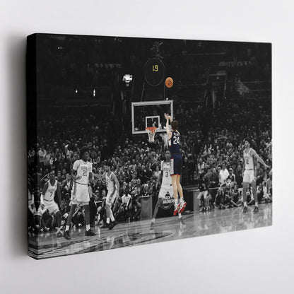 Braylon Mullins Buzzer Beater Canvas – Huskies vs Duke UConn Wall Art Decor