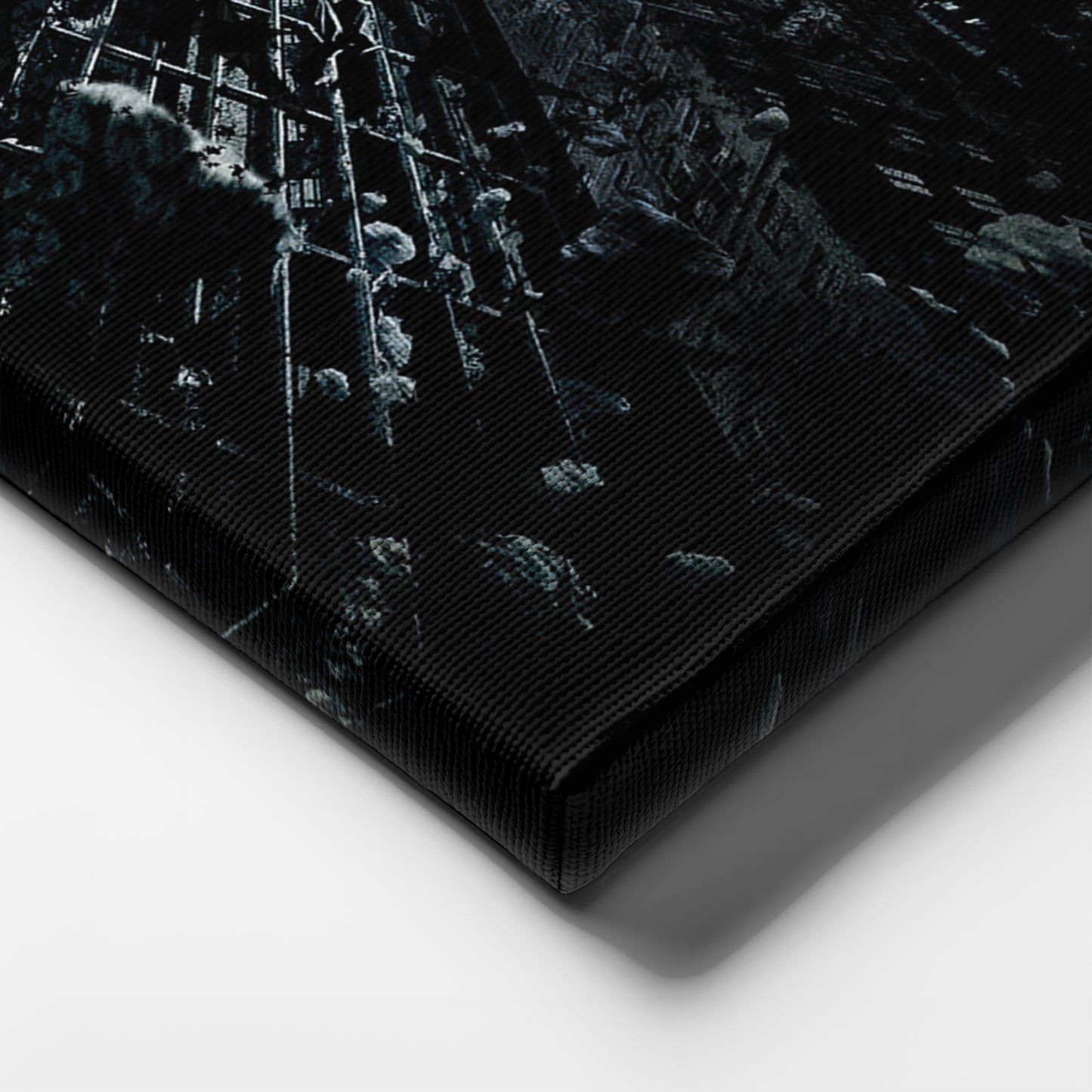 Batman Illustration Canvas Print – Joker Movie Wall Art for Superhero Home Decor