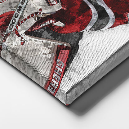 Martin Brodeur Canvas Art – New Jersey Devils Wall Decor
