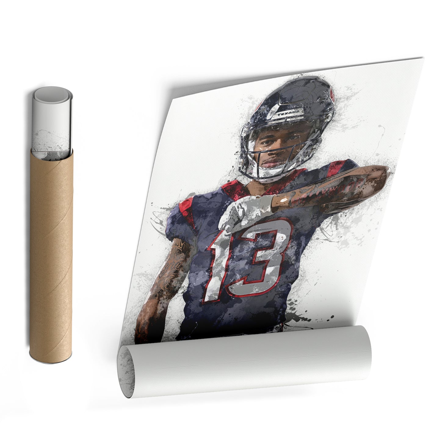 Tank Dell Canvas Art – Houston Texans Wall Decor