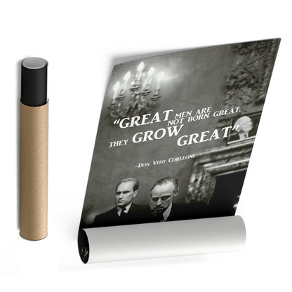 The Godfather Quote Canvas Art – Vito Corleone Decor