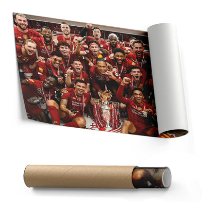 Liverpool Champions Canvas – Soccer Wall Art for Fans