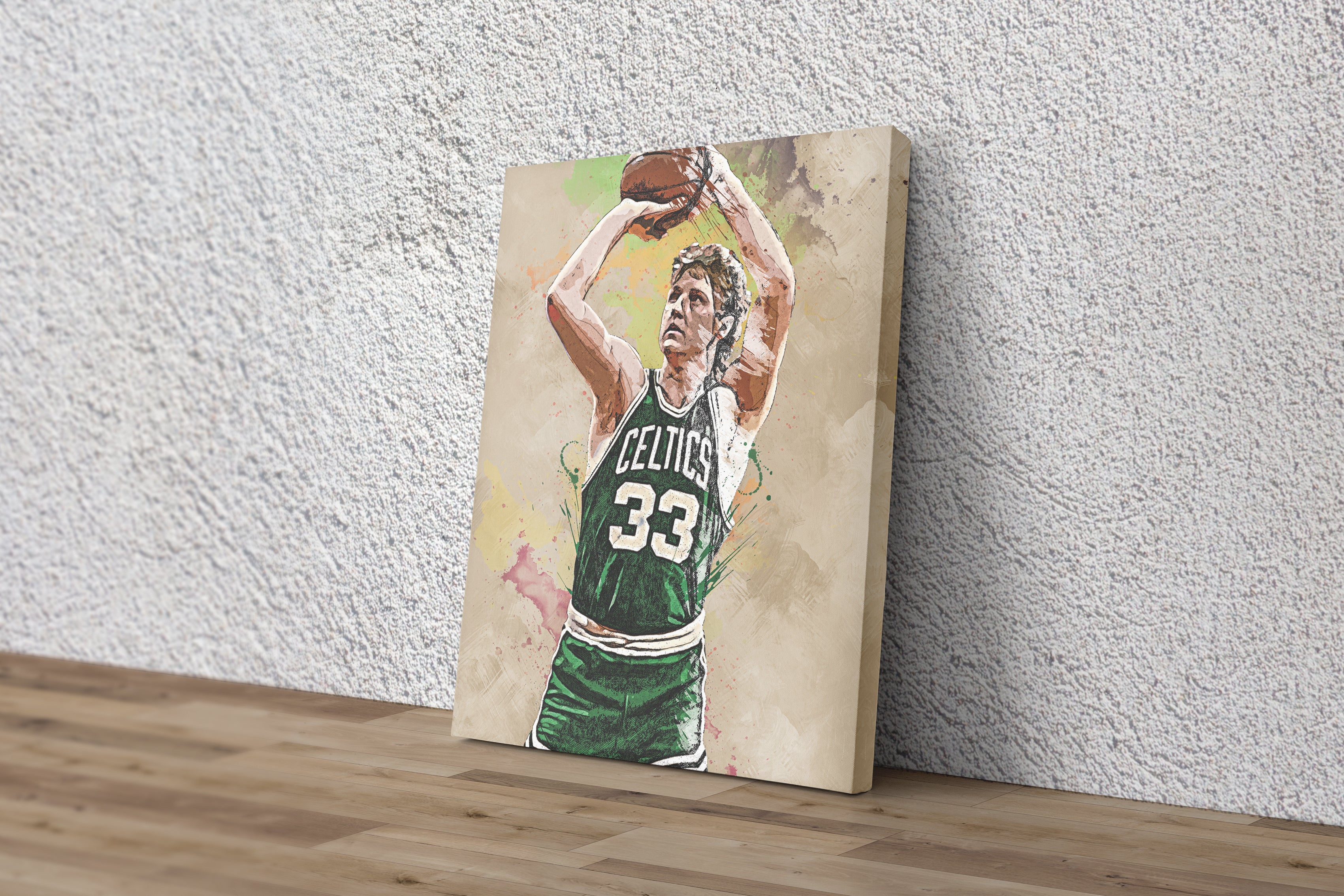Boston Celtics Big Three - Larry Bird - Posters and Art Prints