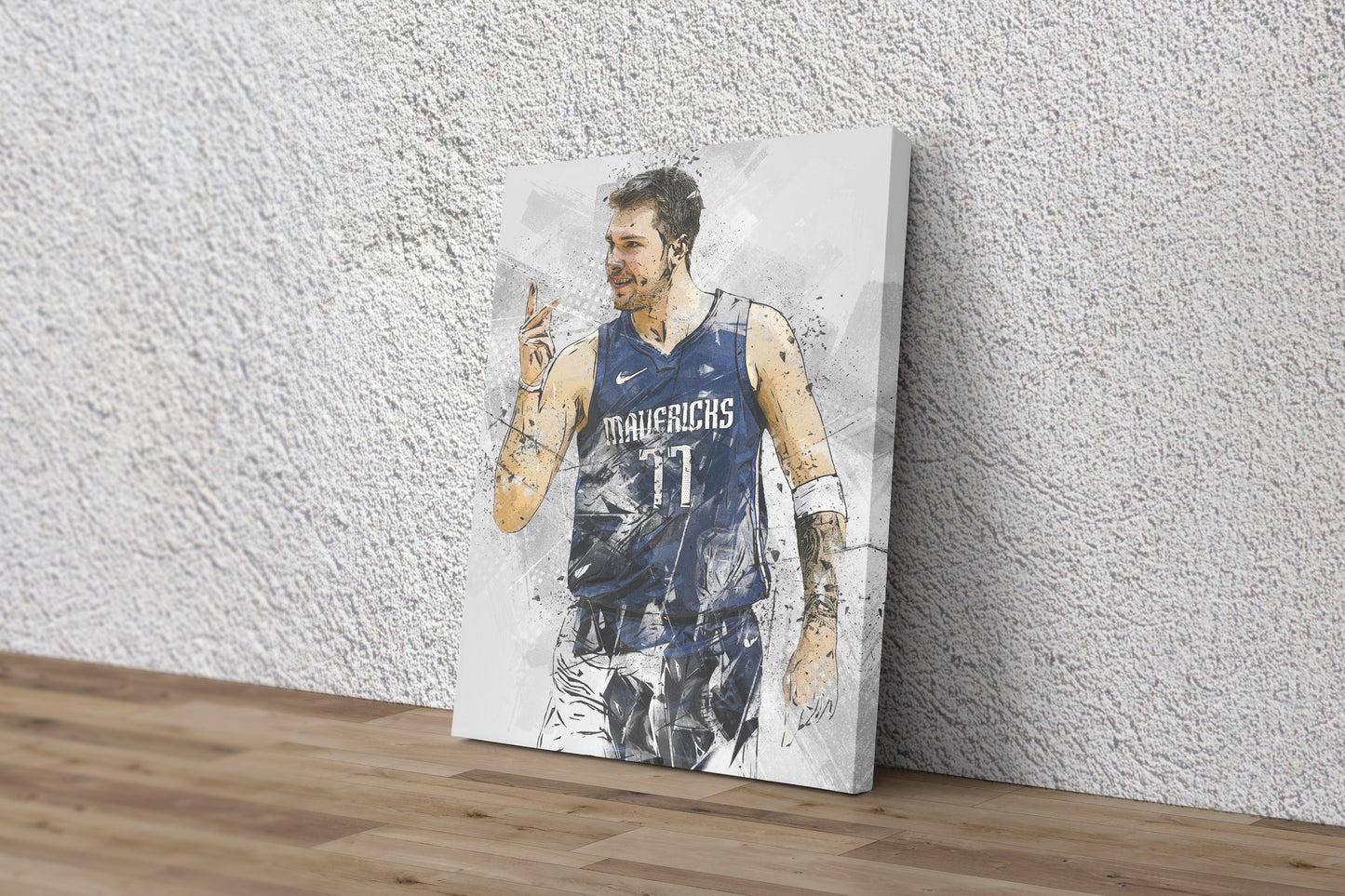 Luka Doncic Poster Dallas Mavericks Basketball Hand Made Posters Canvas Wall Art Home Decor