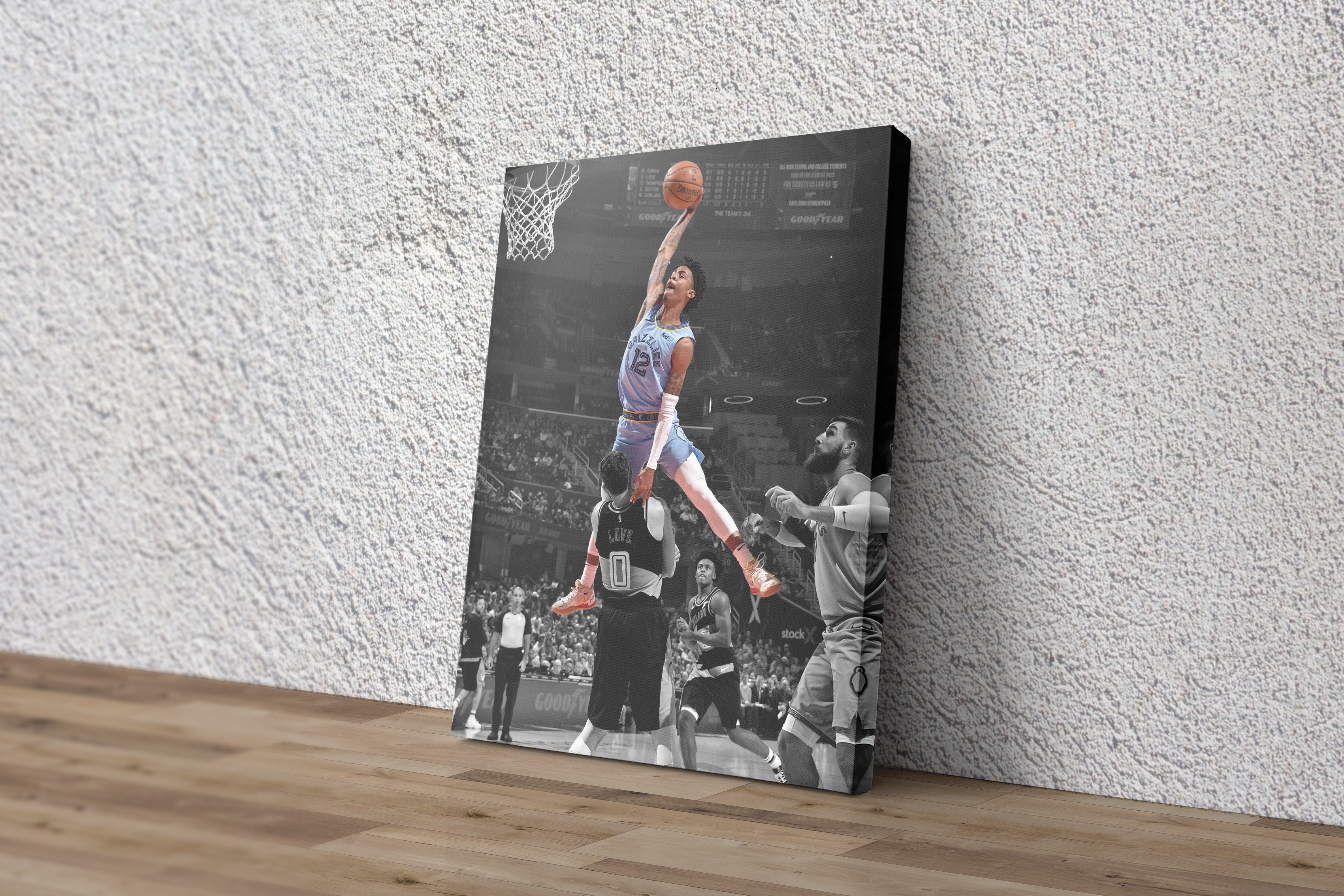  Ja Morant Poster Basketball Canvas Wall Art Posters