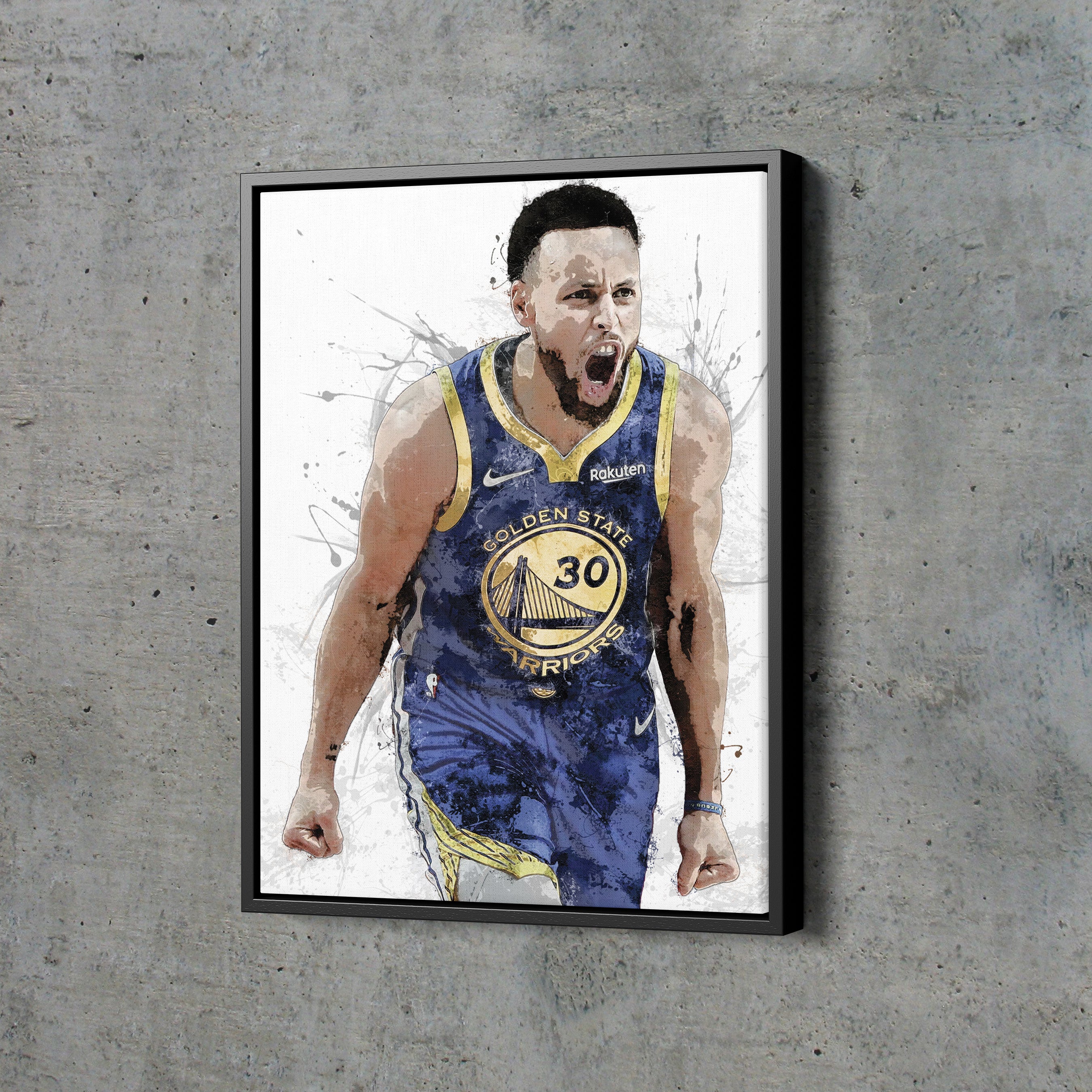 Steph Curry 30 Golden State Warriors player basketball poster