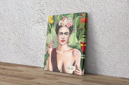 Frida Kahlo Painting Poster Painter Hand Made Posters Canvas Print Wall Art Home Decor