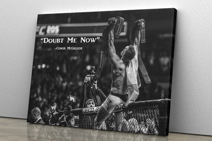 Conor McGregor Quote Poster Mixed Martial Art Hand Made Posters Canvas Print Wall Art Home Decor