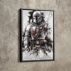 The Mandalorian Poster Star Wars Movie Painting Hand Made Posters Canvas Print Kids Wall Art Man Cave Gift Home Decor