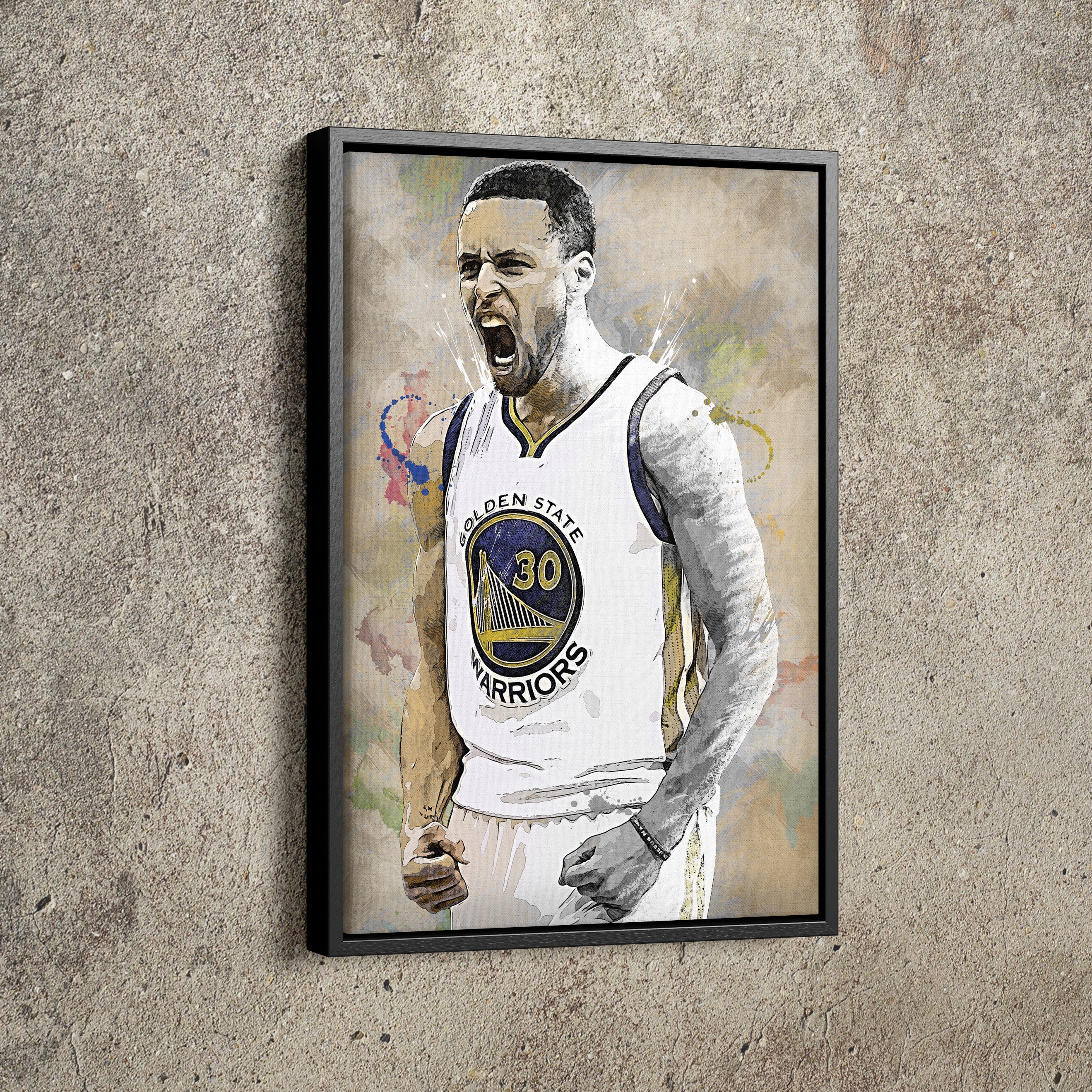 Golden State Warriors Poster Home Decor Stephen Curry Wall Art