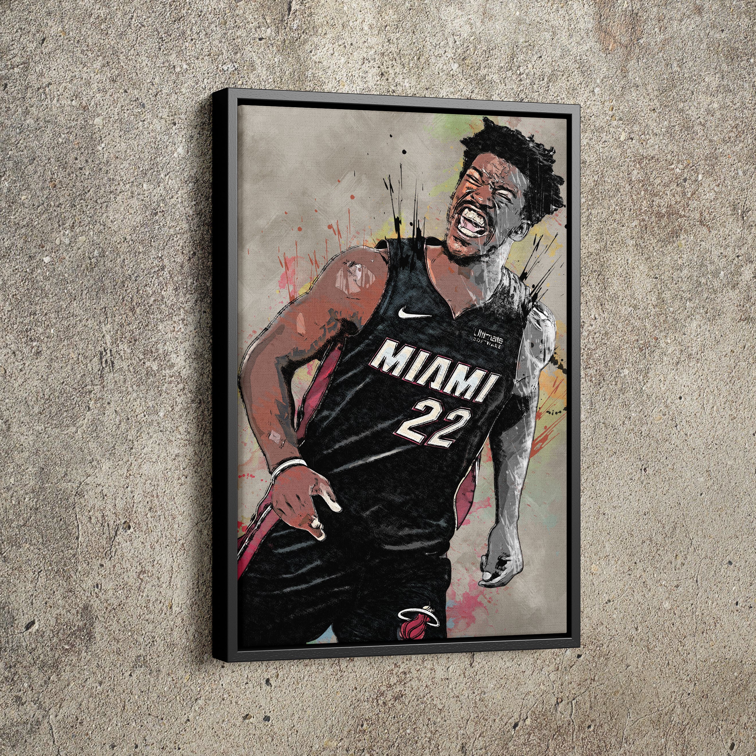 Jimmy Butler Miami Heat Poster Jimmy Butler Poster Miami -  Sweden