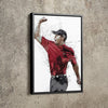 Tiger Woods Poster Masters Celebration Painting Golf Hand Made Posters Canvas Print Kids Wall Art Man Cave Gift Home Decor