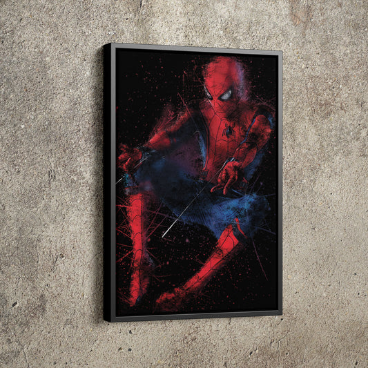 Spiderman Poster Marvel Comics Painting  Posters Canvas Print Wall Art Home Decor