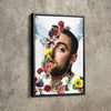 Mac Miller Floral Poster Painting Rapper Singer Hand Made Posters Canvas Print Wall Art Home Decor