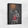 Trae Young Poster Graffiti Neon Atlanta Hawks Basketball Hand Made Poster Canvas Print Kids Wall Art Man Cave Gift Home Decor