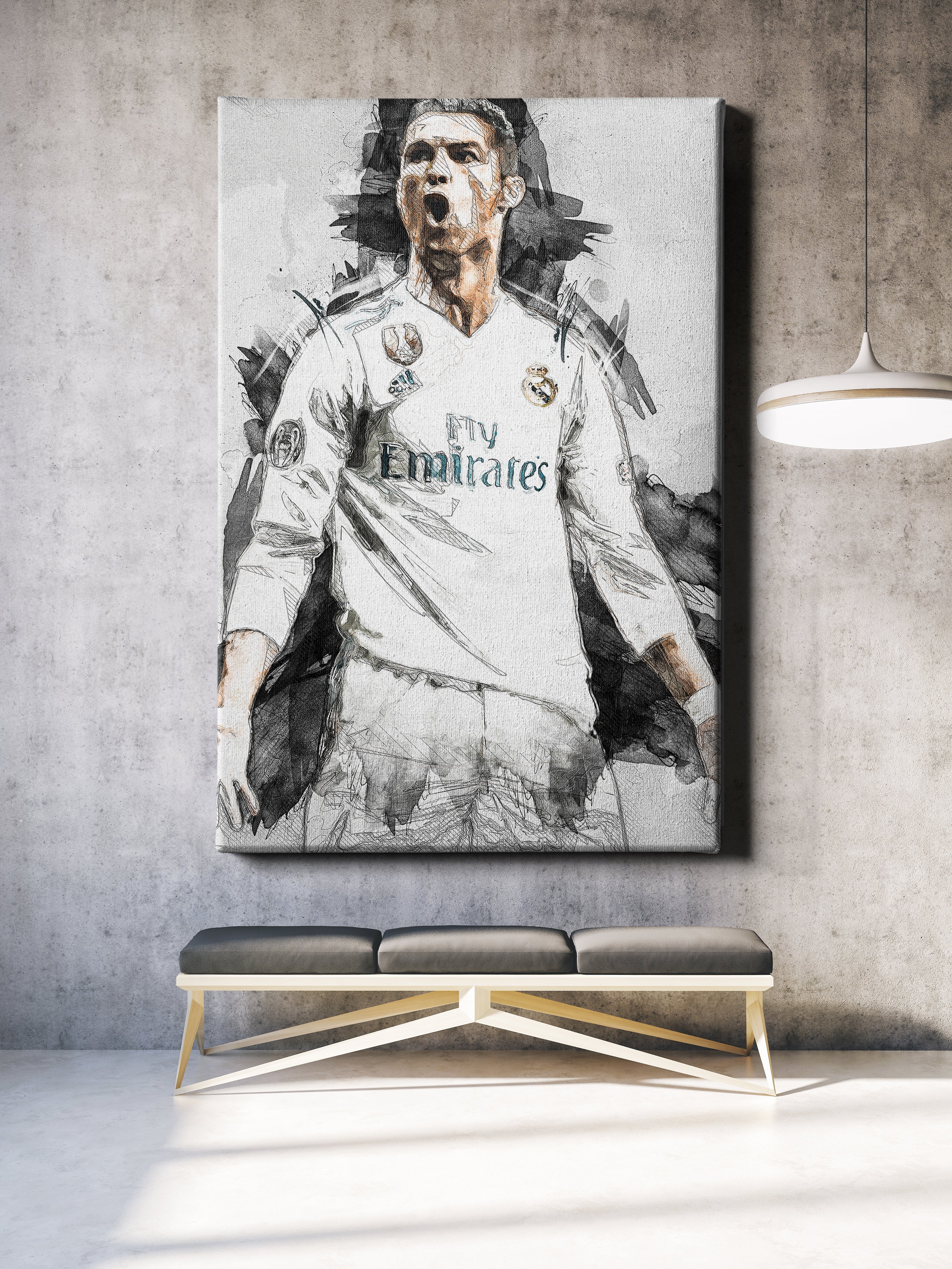 Cristiano Ronaldo  POSTER Home Decor - soccer poster