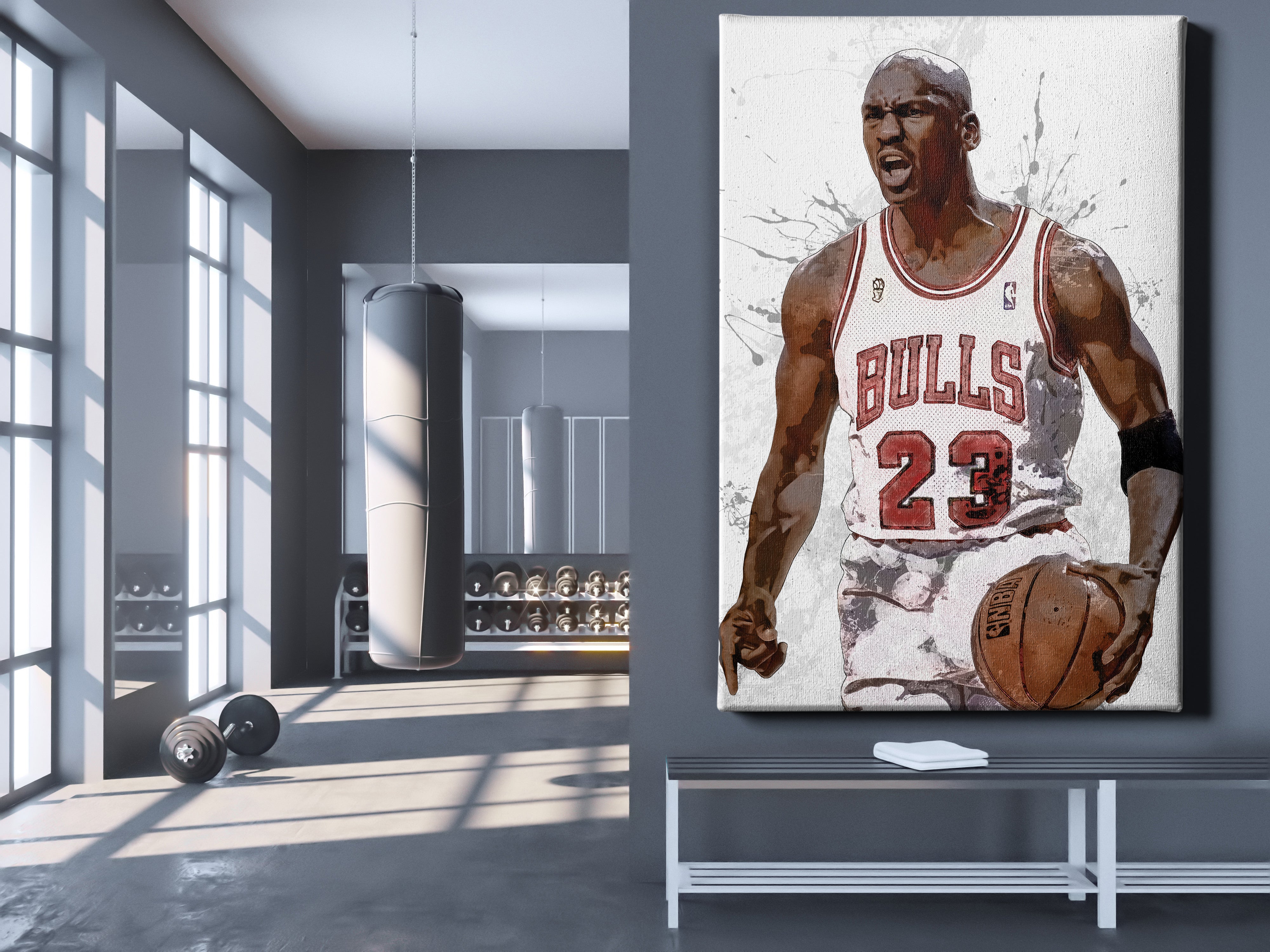 Michael Jordan 23 - Bulls Chicago - Michael Jordan - Posters and
