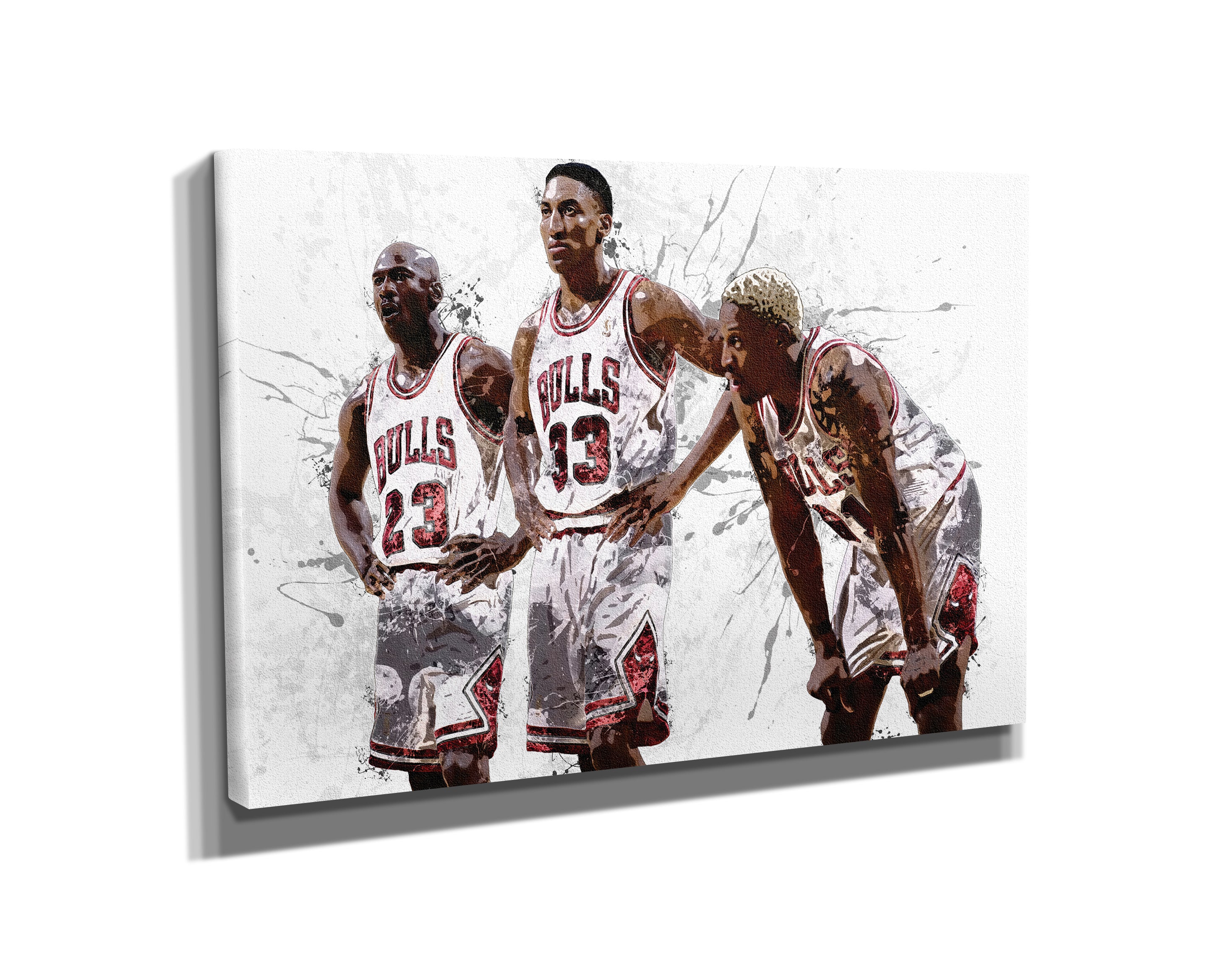 Chicago Bulls Jersey Custom Canvas Print Wall Art for Boy Girl Men Wom –  FAMILY GIFTS
