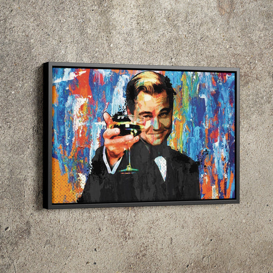 The Great Gatsby Poster Leonardo Di Caprio Movie Painting Hand Made Posters Canvas Print Wall Art Home Decor