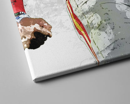 Patrick Mahomes Art Poster Kansas City Chiefs Football Hand Made Posters Canvas Print Kids Wall Art Man Cave Gift Home Decor